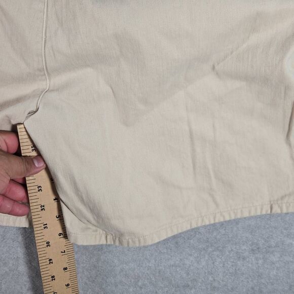 Vtg Polo Ralph Lauren Pleaded Shorts Chino made in USA 36 6" 100% Cotton - Picture 7 of 10